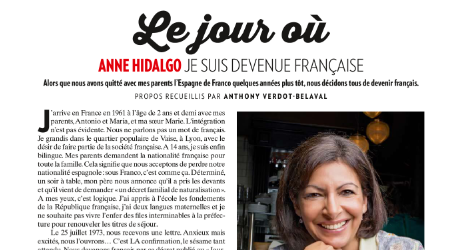 "Le jour où... je suis devenue Française" (Paris Match)